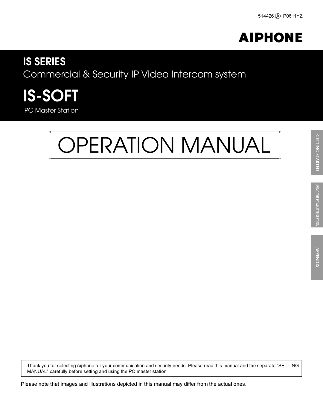 Aiphone IS-SOFT operation manual Is-Soft 