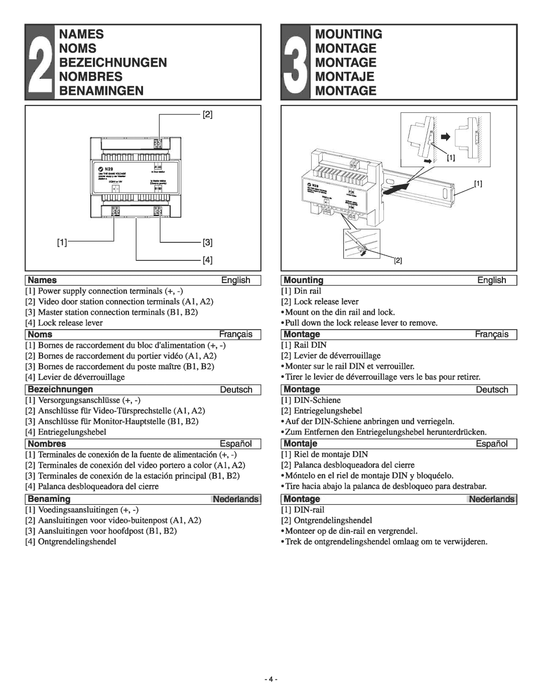 Aiphone JBW-BA manual 