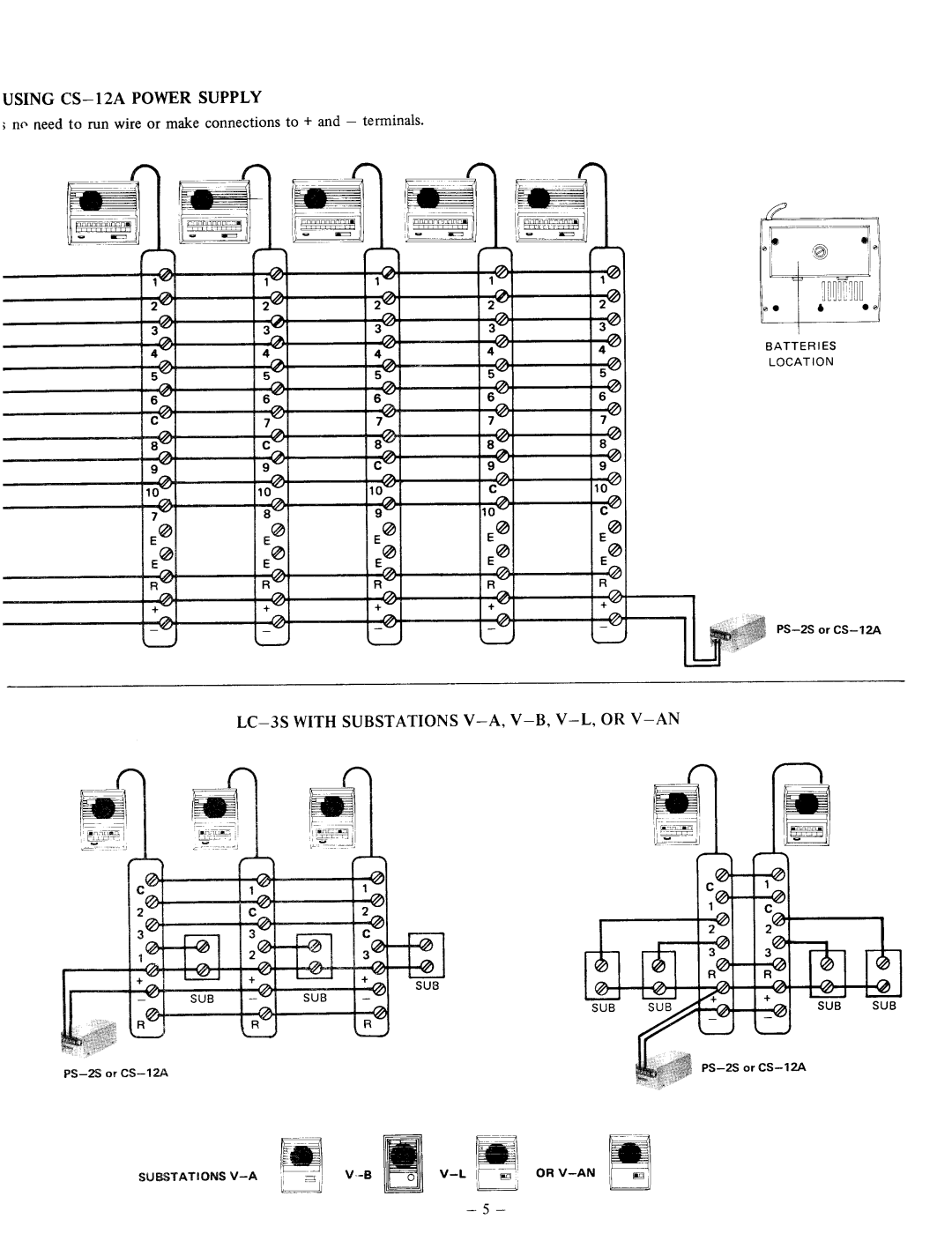 Aiphone LC-5S, LC-3S, LC-10S manual 