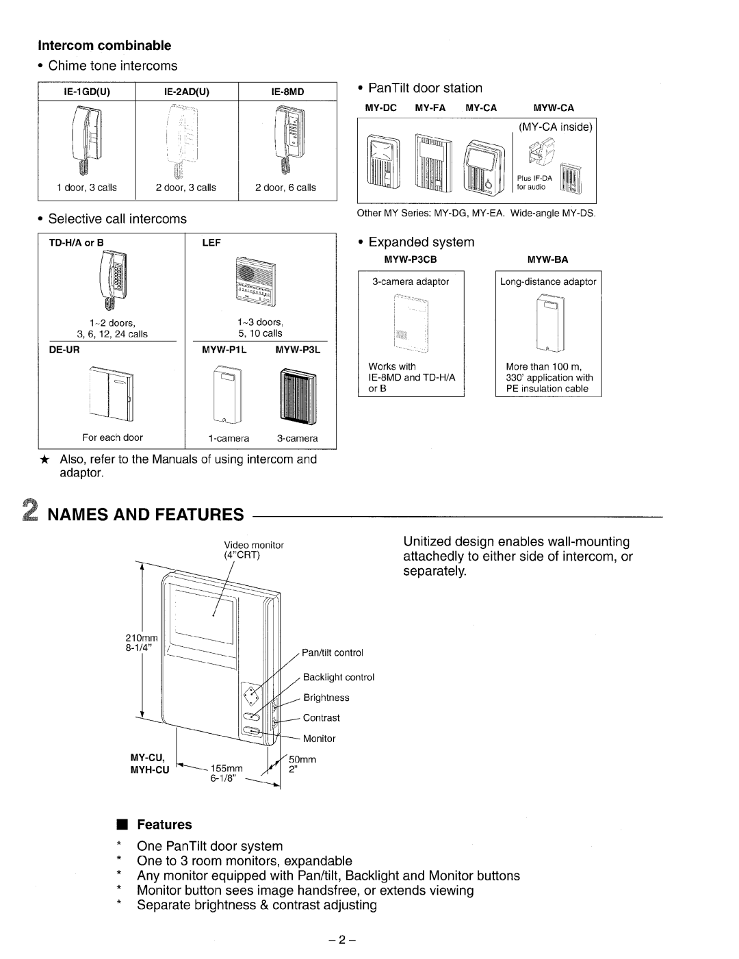 Aiphone My-Cu manual 