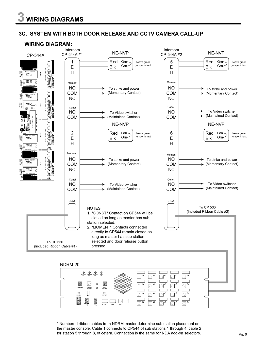 Aiphone NDRM manual CP-544A #1 