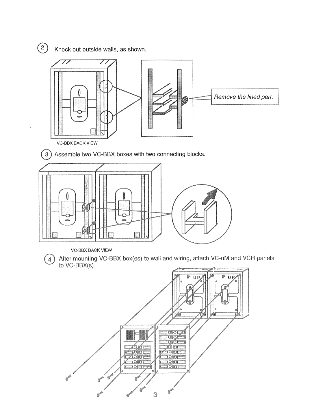 Aiphone VC-BBX manual 