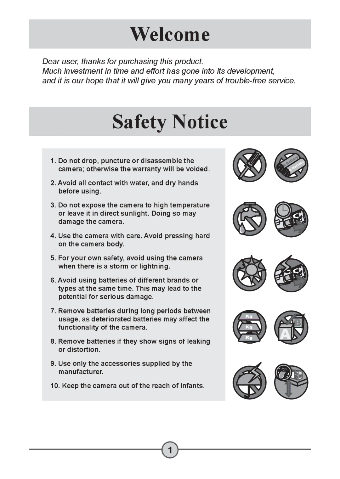 AIPTEK DV 5300 user manual Welcome 