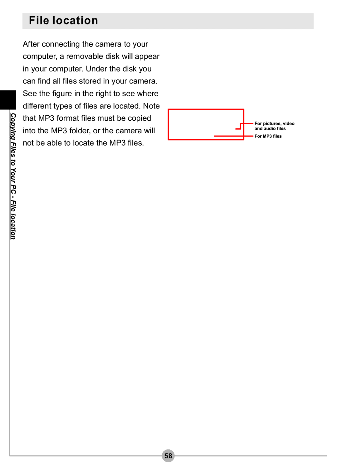 AIPTEK DV4500 manual File location 