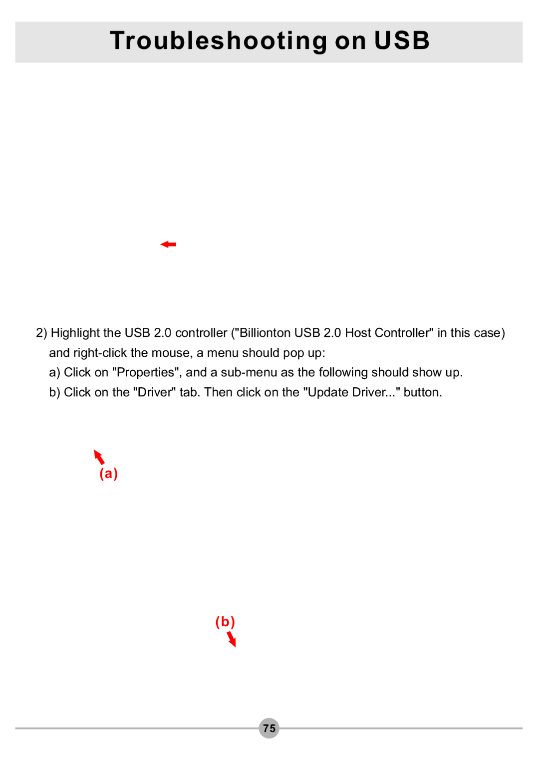 AIPTEK DV4500 manual Troubleshooting on USB 