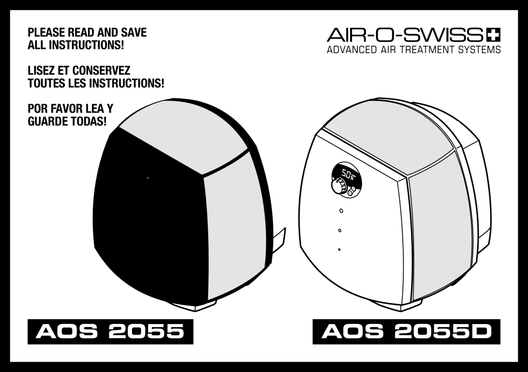 Air-O-Swiss AOS 2055 manual 