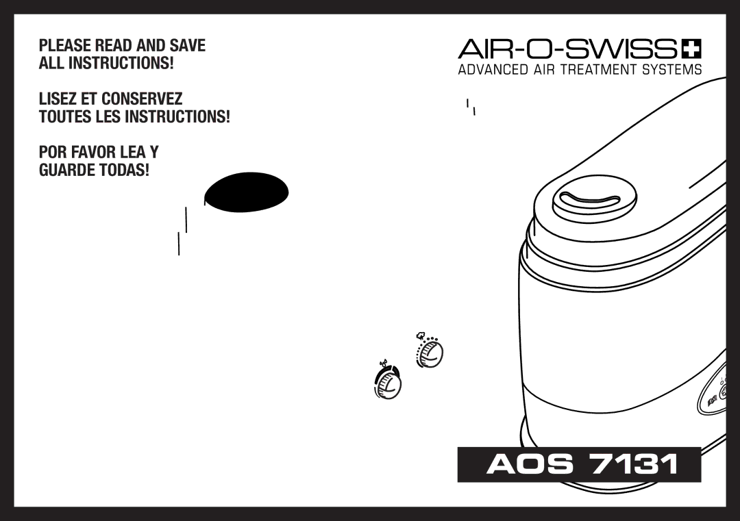 Air-O-Swiss AOS 7131 manual 