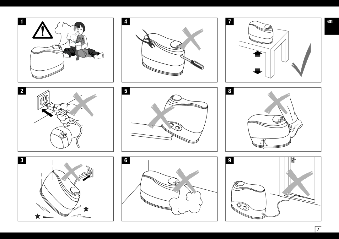 Air-O-Swiss AOS 7131 manual 