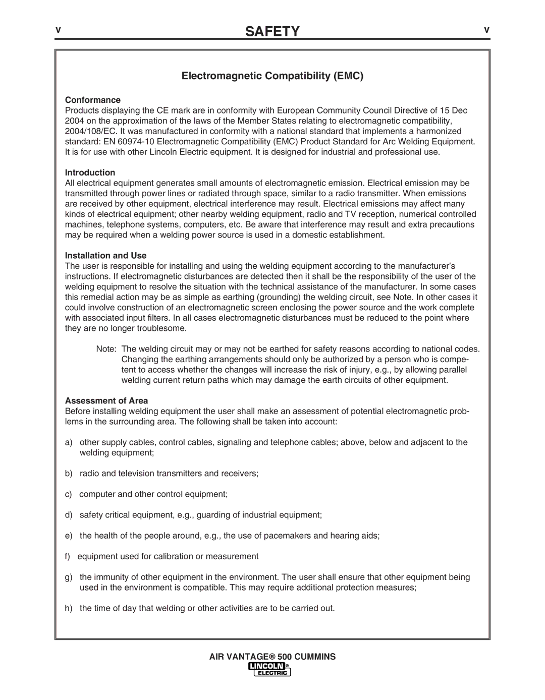 Air Vent Inc IM10065 manual Electromagnetic Compatibility EMC 