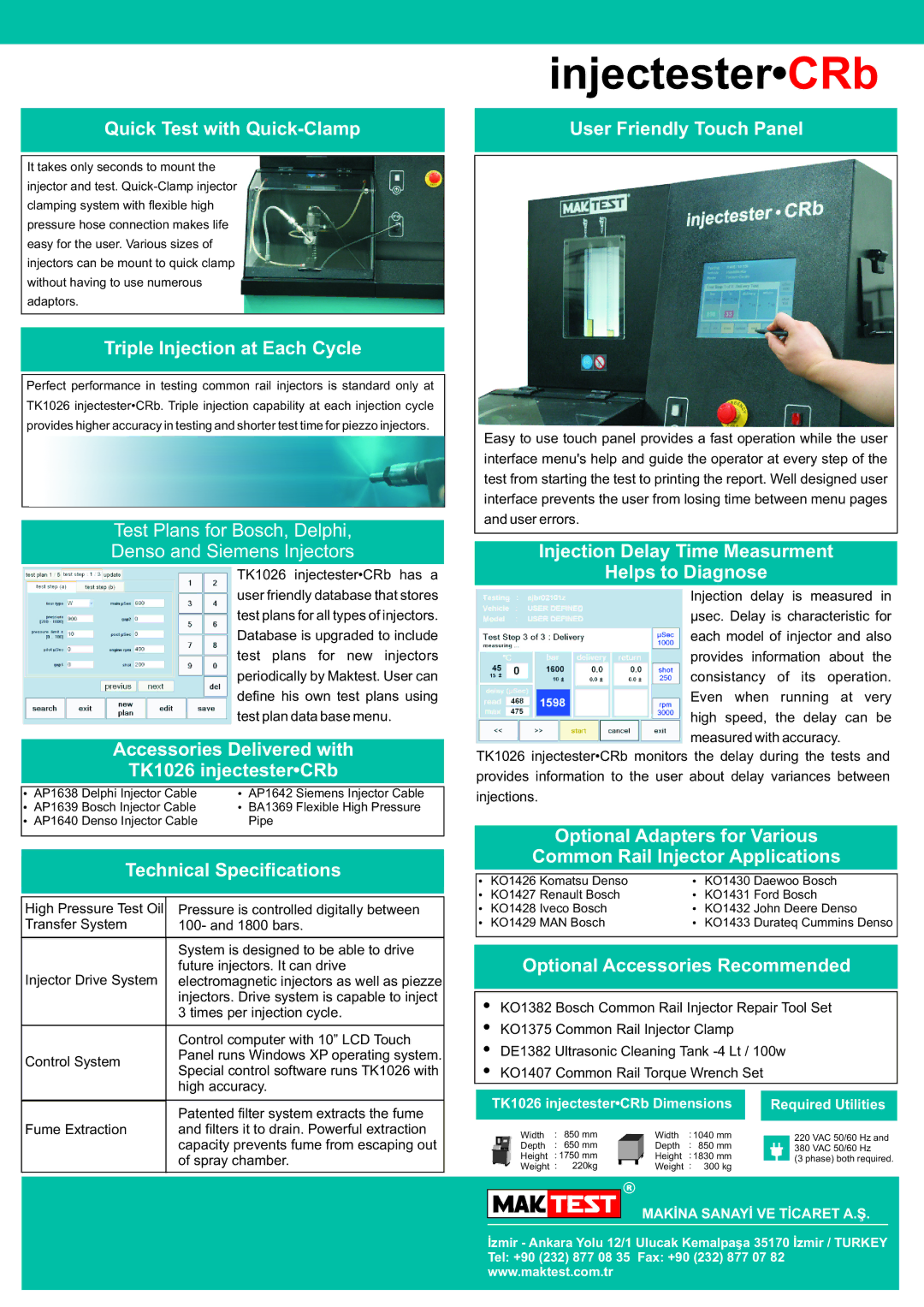 AirComm Corporation tk1026 manual InjectesterCRb 