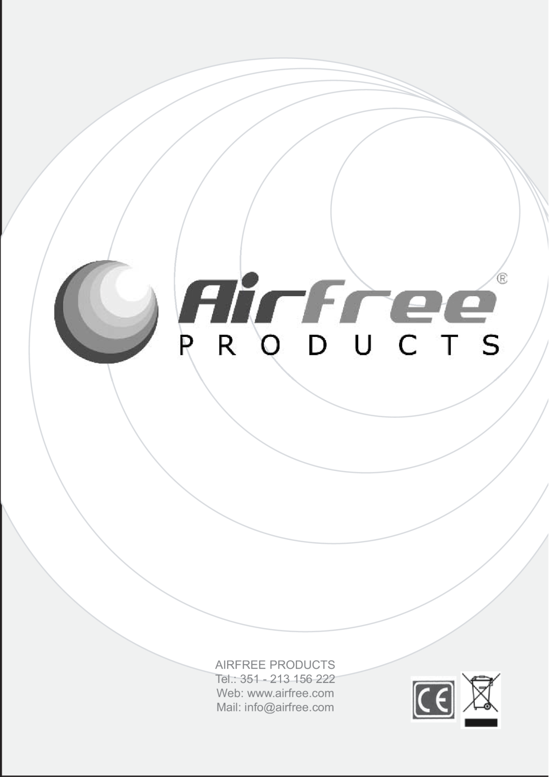 Airfree Platinum 125 instruction manual 