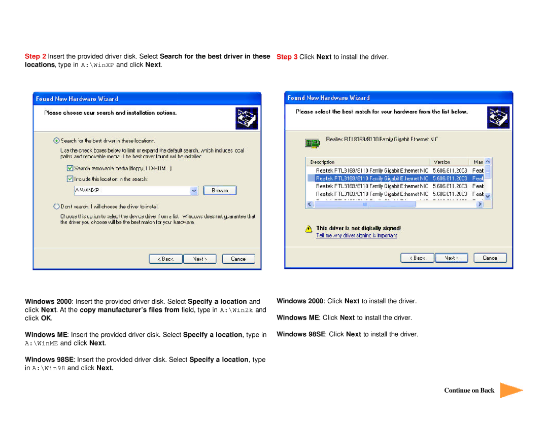 Airlink AGIGA32PCI manual Continue on Back 