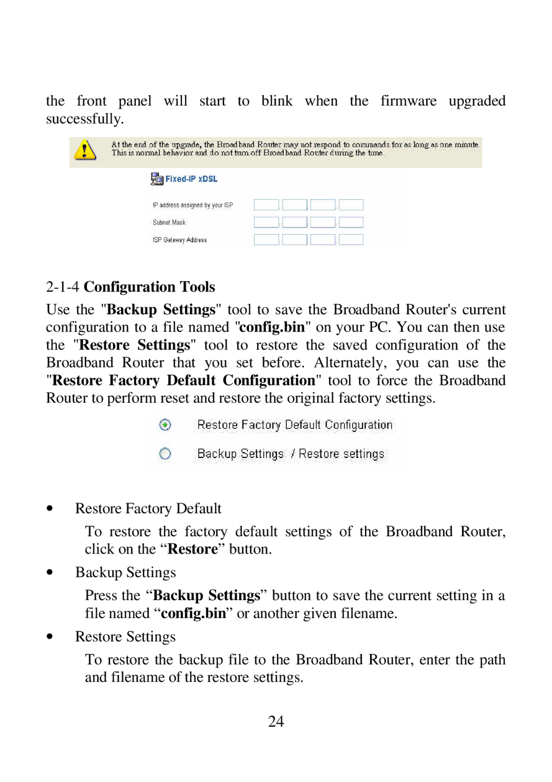 Airlink ARW027 user manual 4Configuration Tools 