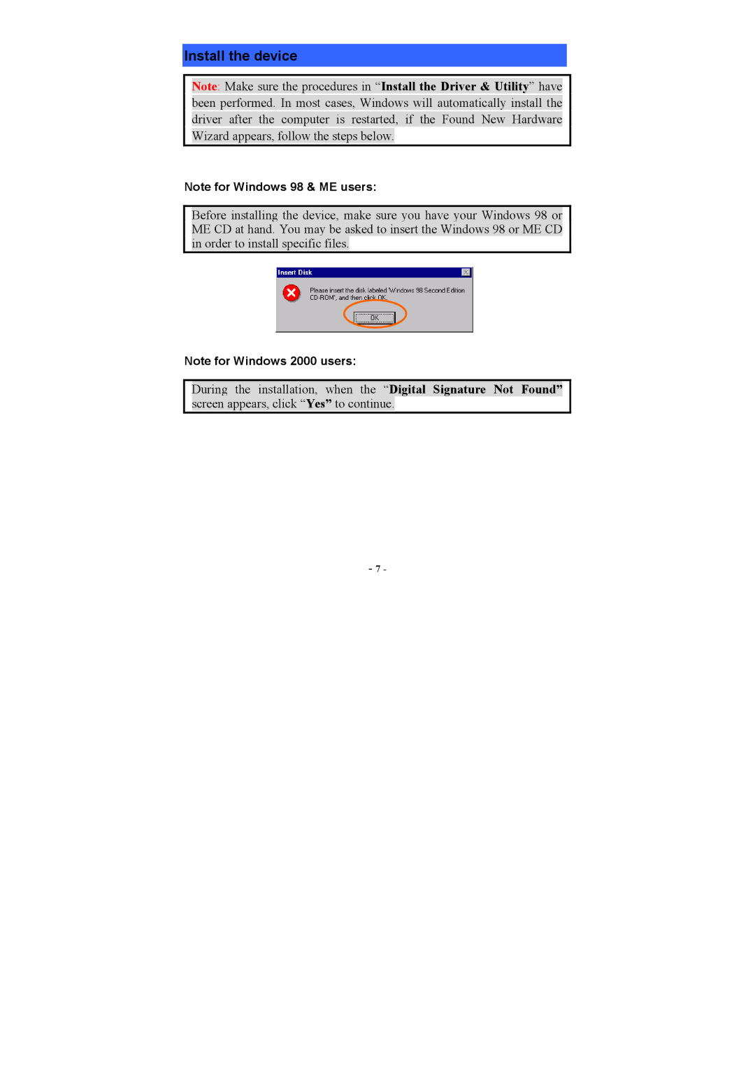 Airlink AWLH3025 user manual Install the device 