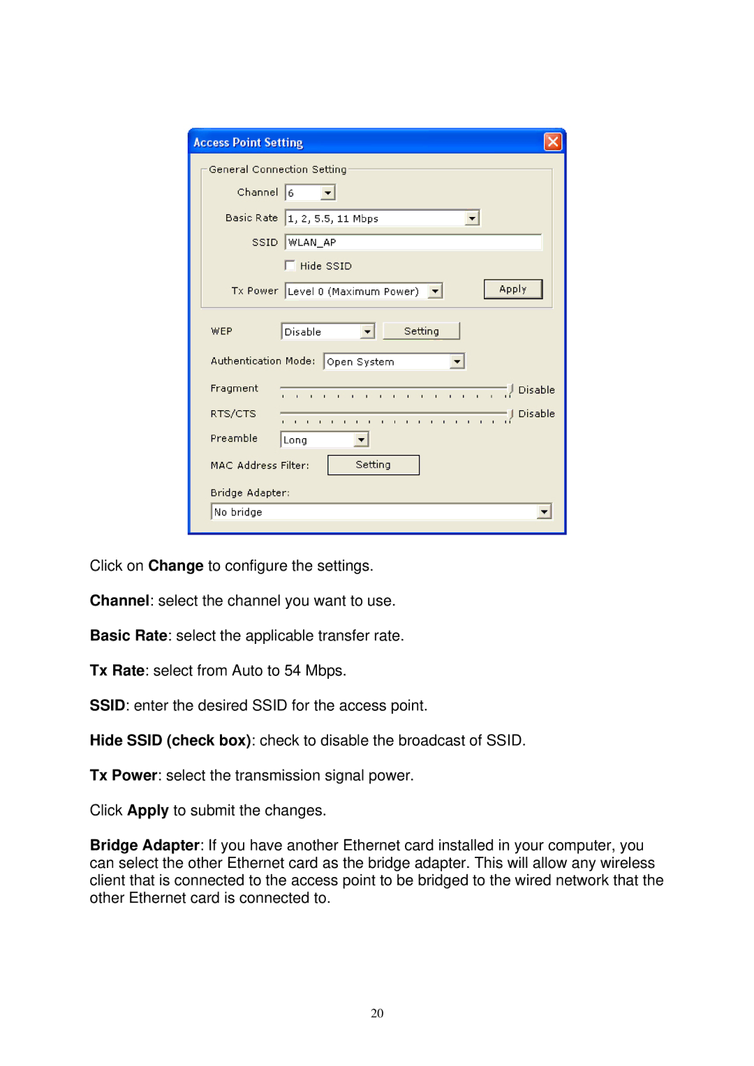 Airlink AWLL3025 user manual 