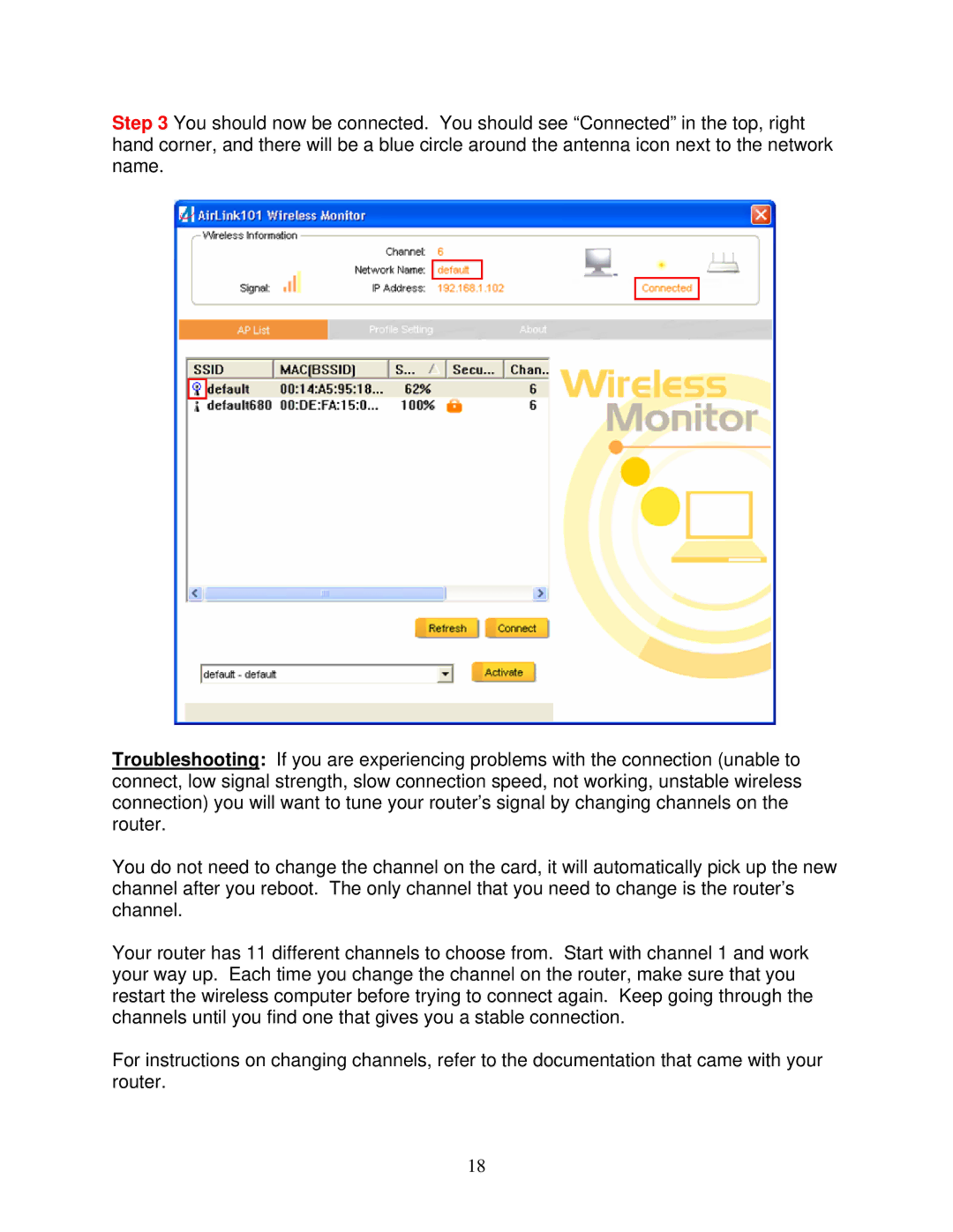 Airlink AWLL6080 user manual 