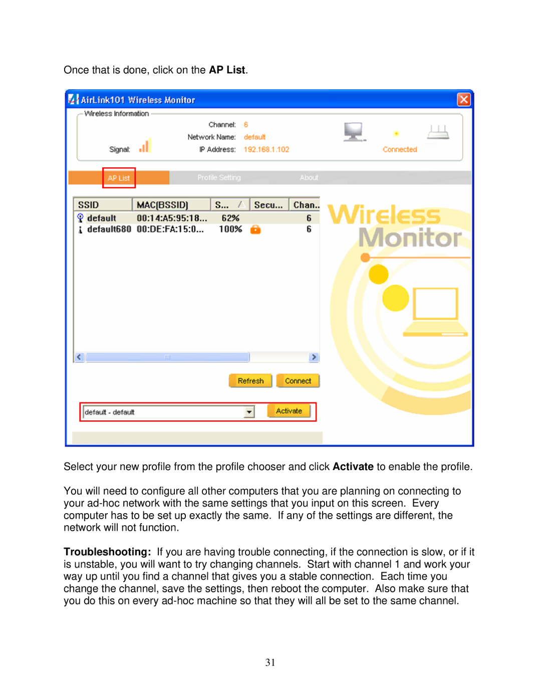 Airlink AWLL6080 user manual 