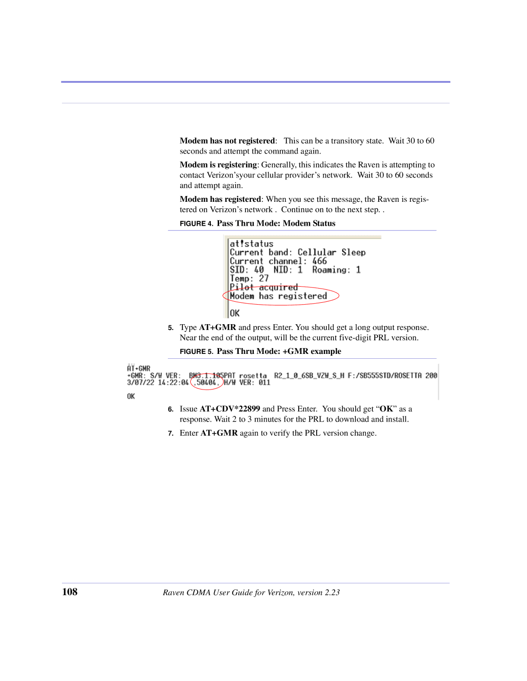 Airlink CDMA/1x manual 108 