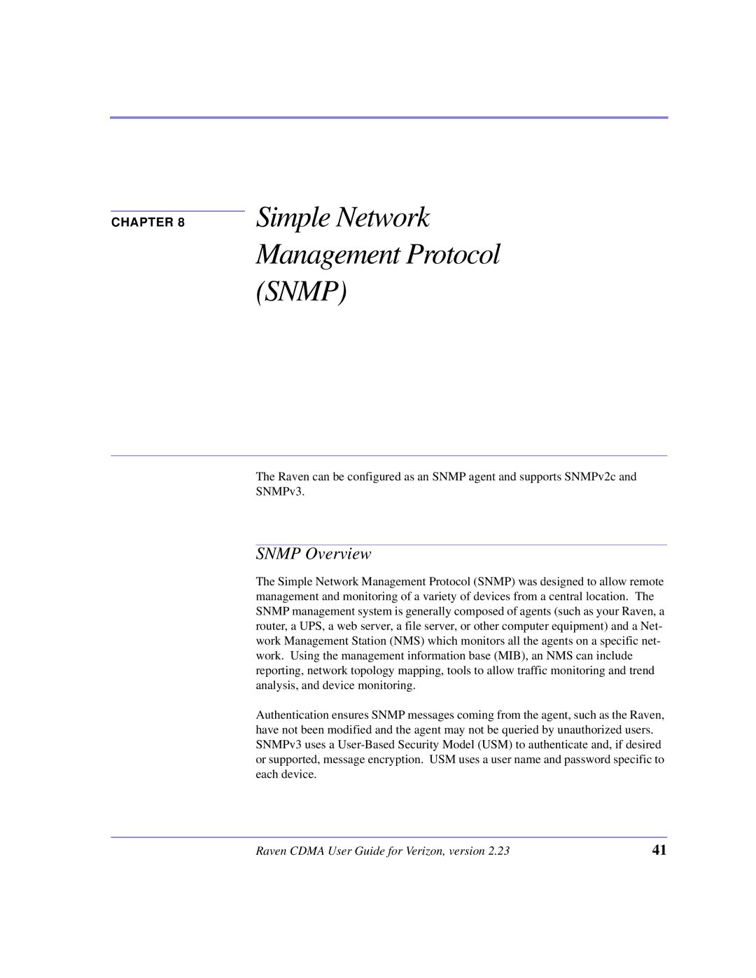 Airlink CDMA/1x manual Simple Network Management Protocol Snmp, Snmp Overview 