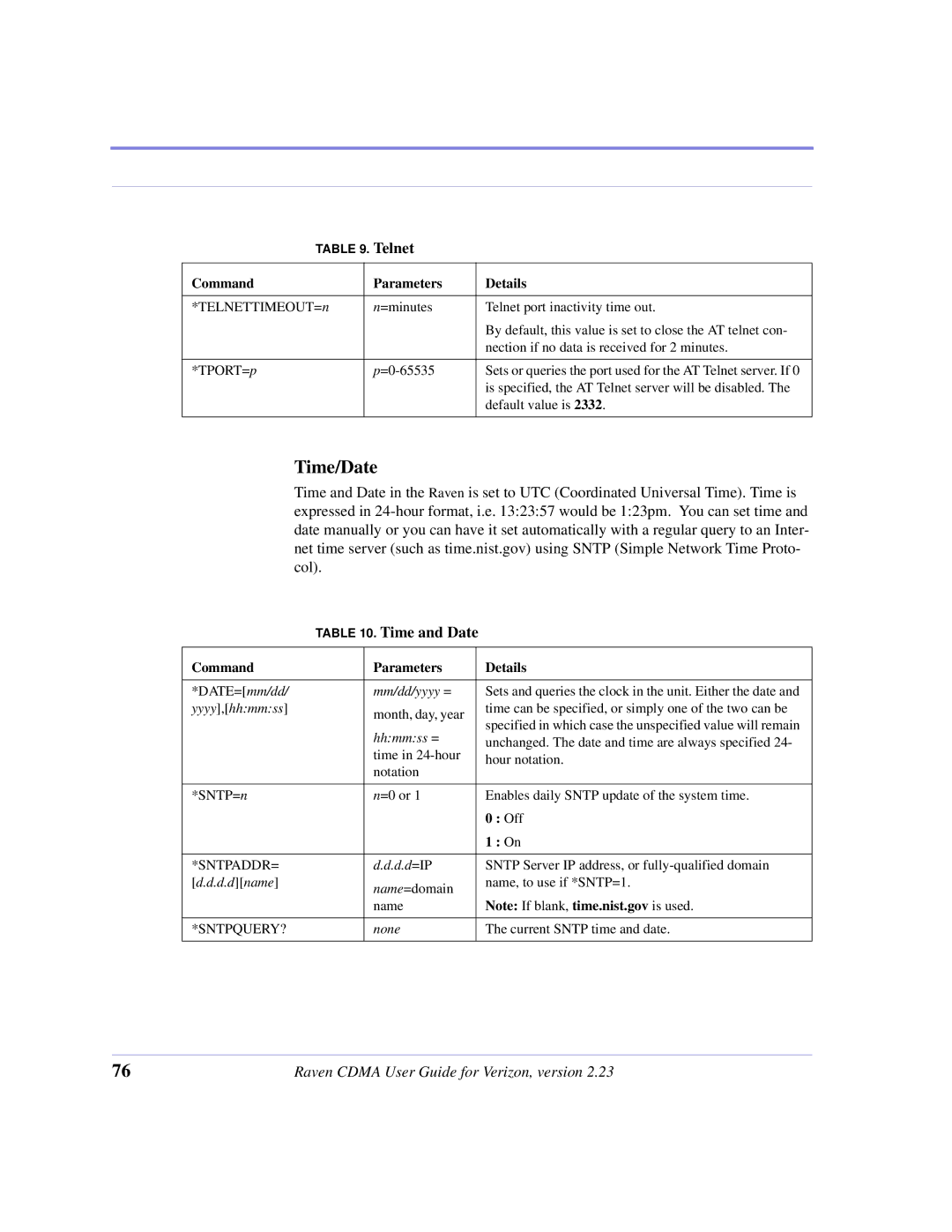 Airlink CDMA/1x manual Time and Date, Mm/dd/yyyy =, Yyyy,hhmmss, Hhmmss =, D.dname 