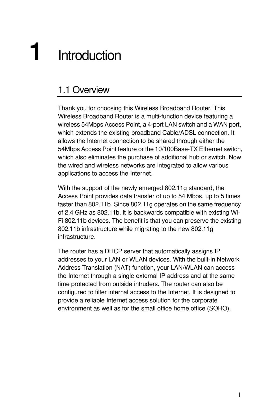 Airlink RT210W user manual Introduction, Overview 