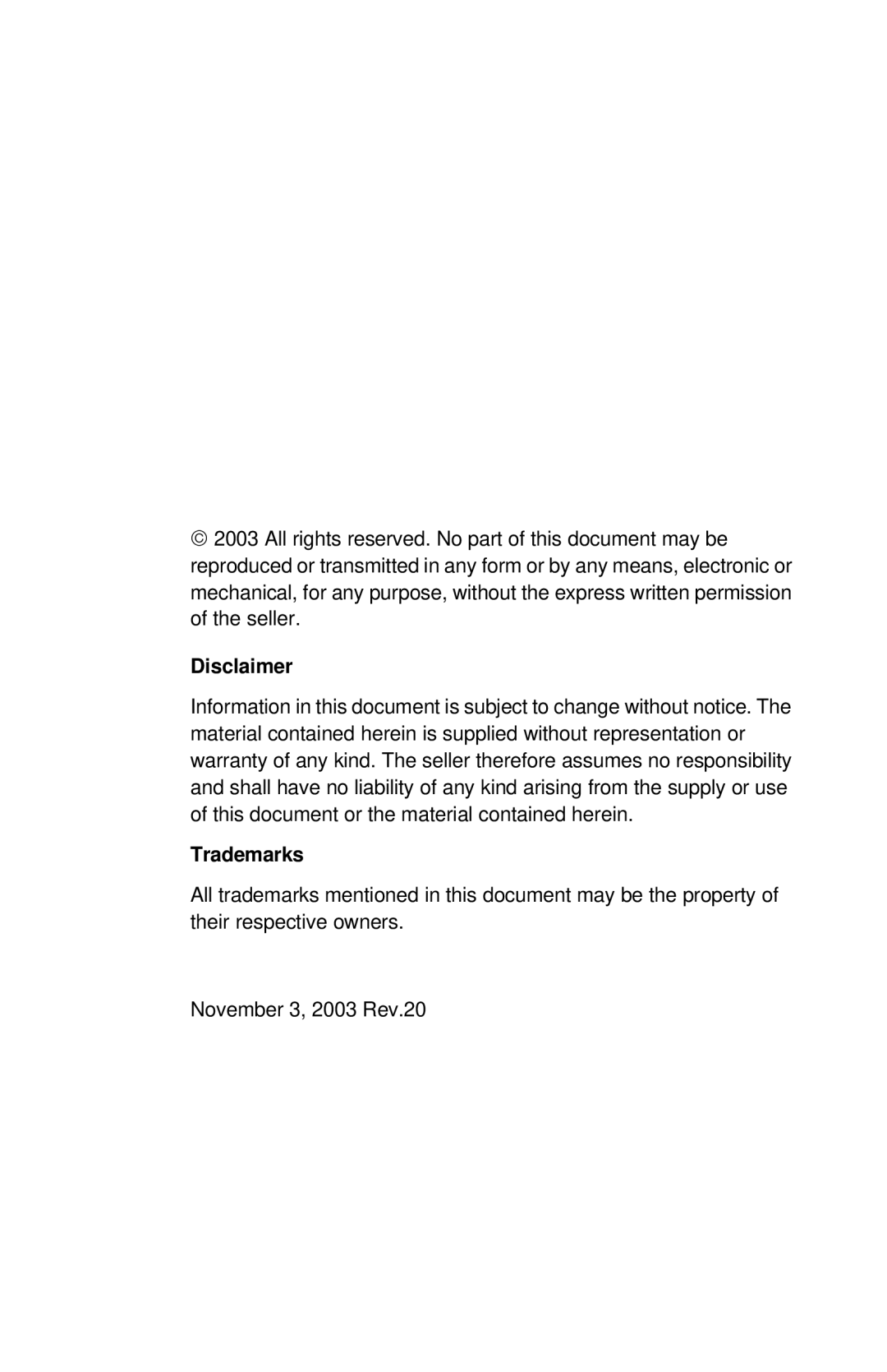 Airlink RT210W user manual Disclaimer, Trademarks 