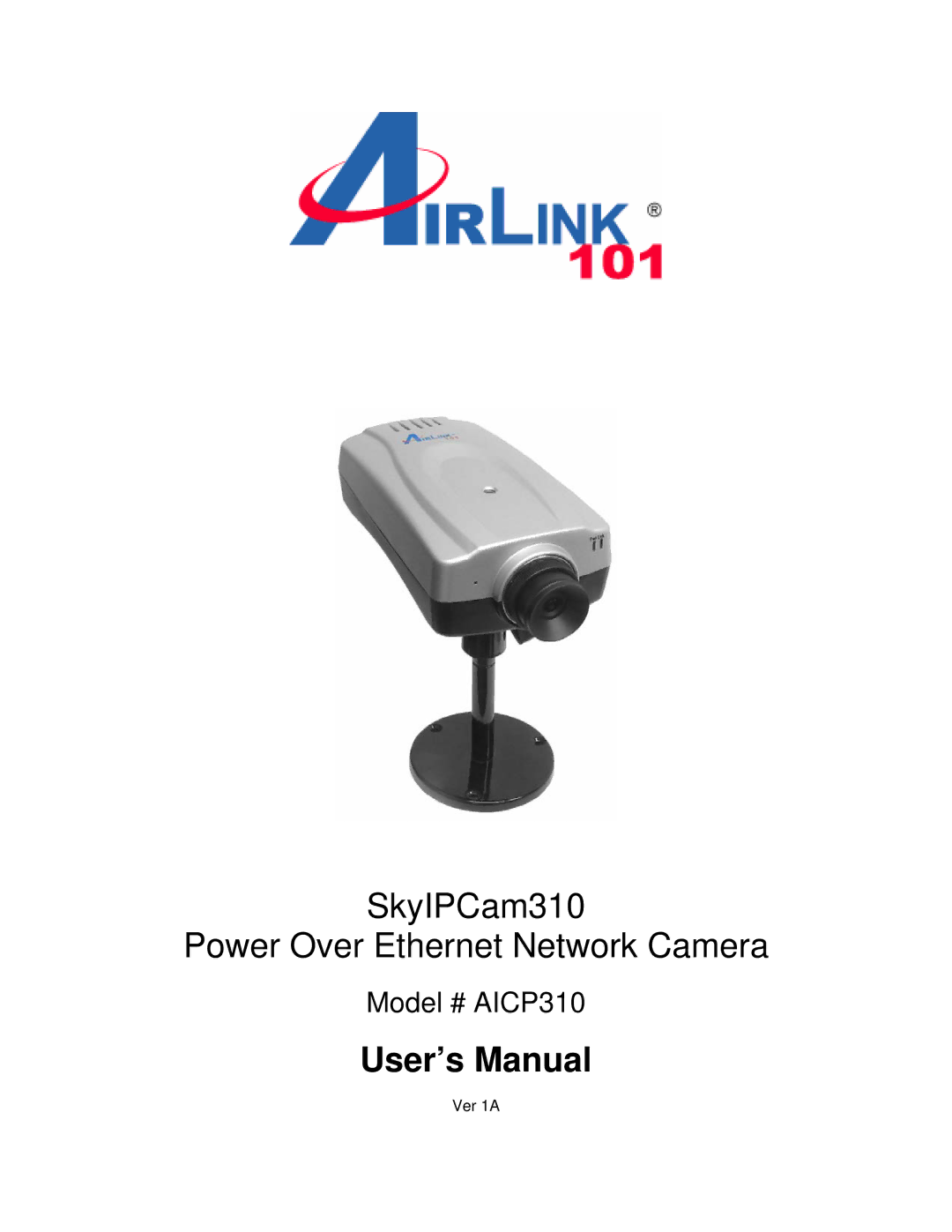 Airlink SkyIPCam310 user manual User’s Manual 