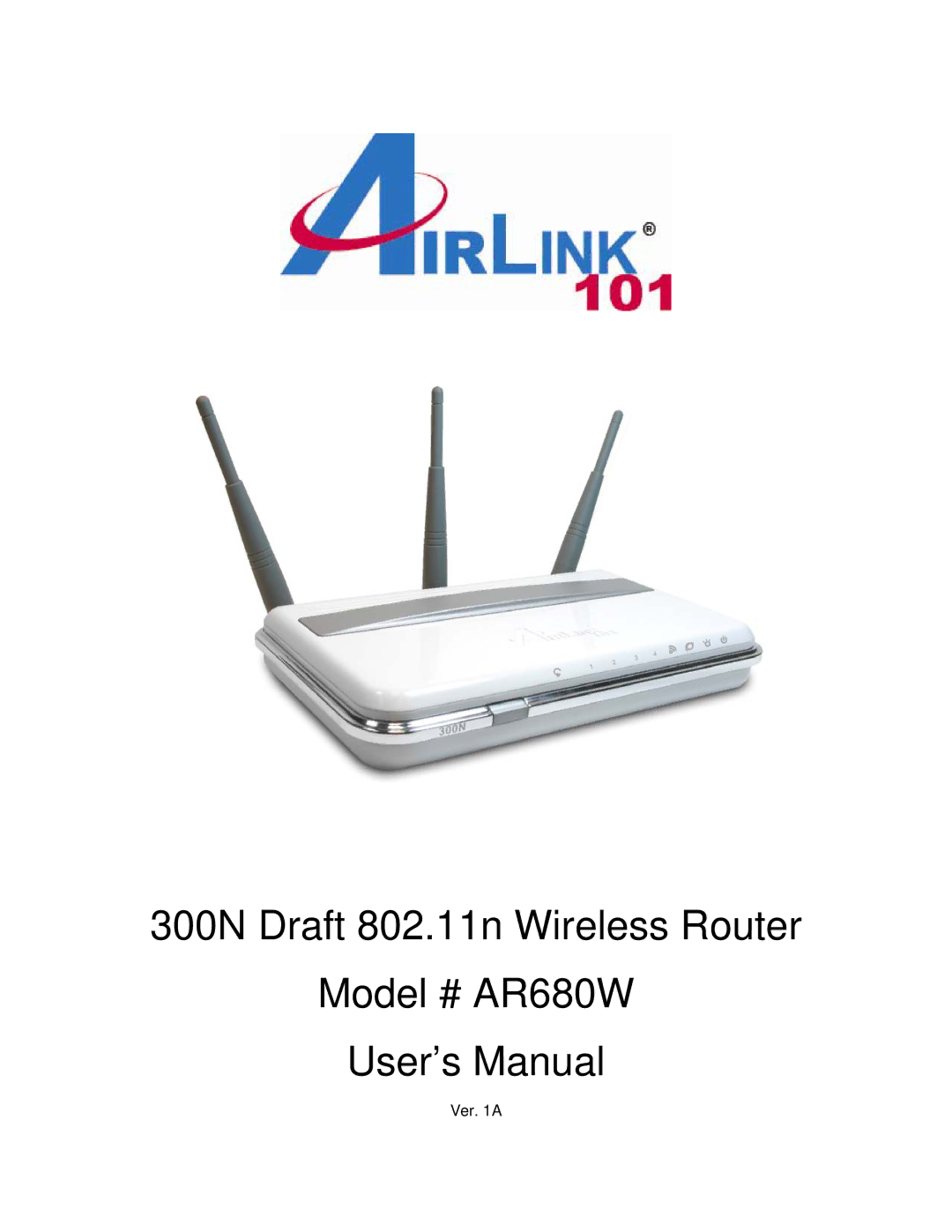 Airlink101 300N user manual Ver a 