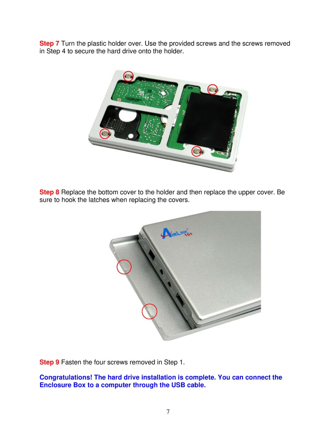 Airlink101 AEN-U25W user manual 