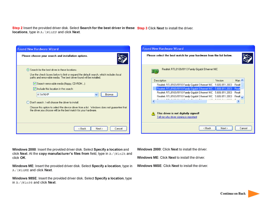 Airlink101 AGIGA32PCI manual Continue on Back 