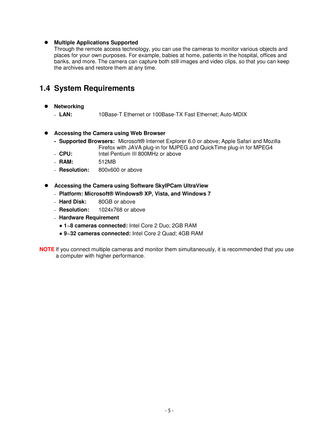 Airlink101 AIC1620POE user manual System Requirements, Multiple Applications Supported, Networking 