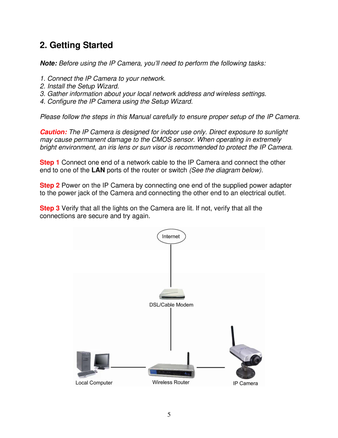 Airlink101 AIC250W user manual Getting Started 