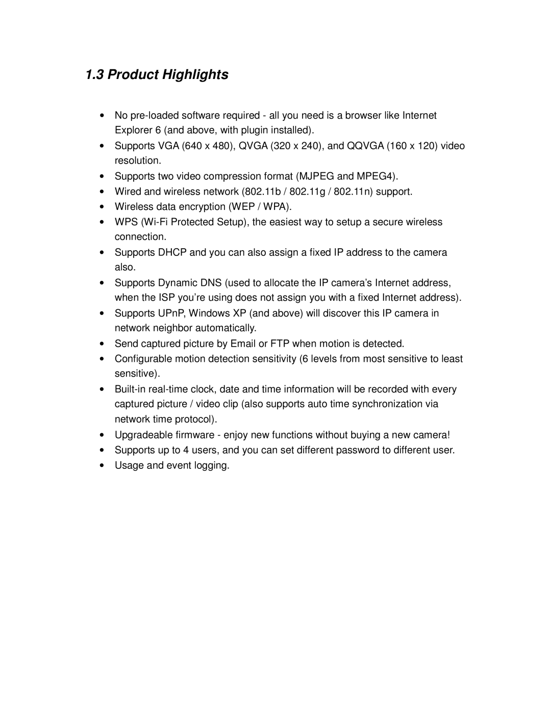 Airlink101 AIC600W user manual Product Highlights 