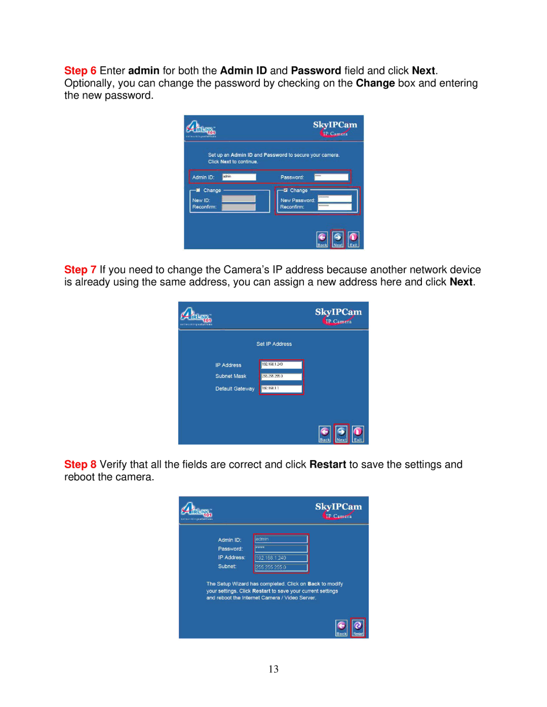 Airlink101 AICAP650 user manual 