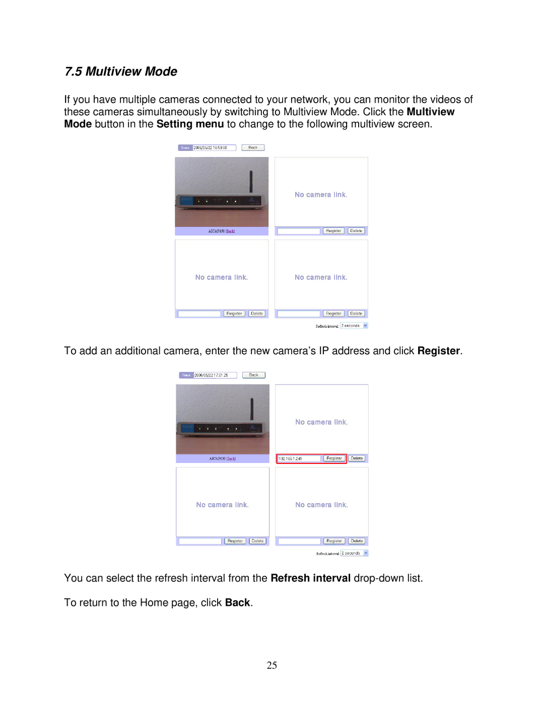 Airlink101 AICAP650 user manual Multiview Mode 