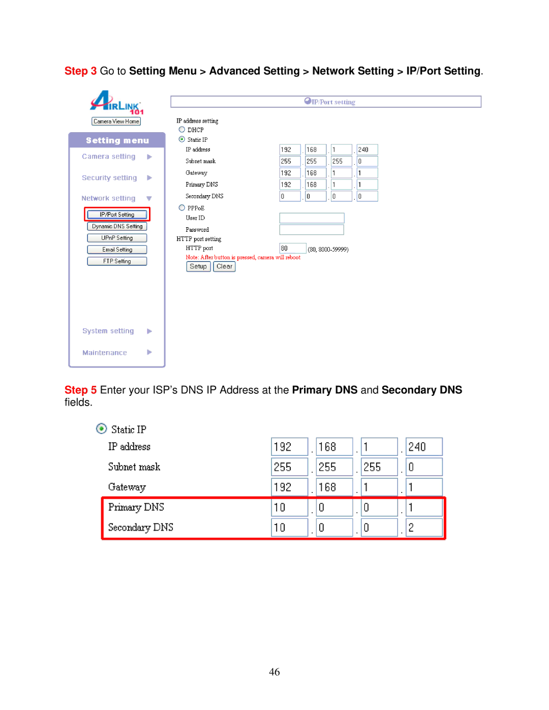 Airlink101 AICAP650 user manual 