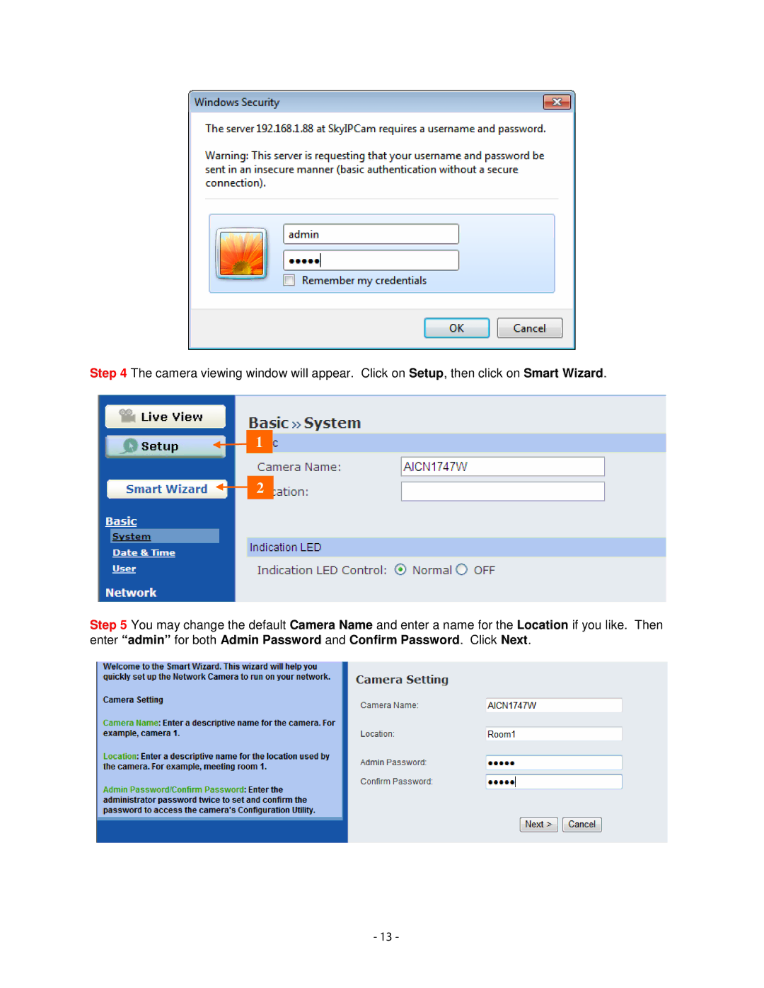 Airlink101 AICN1747W user manual 