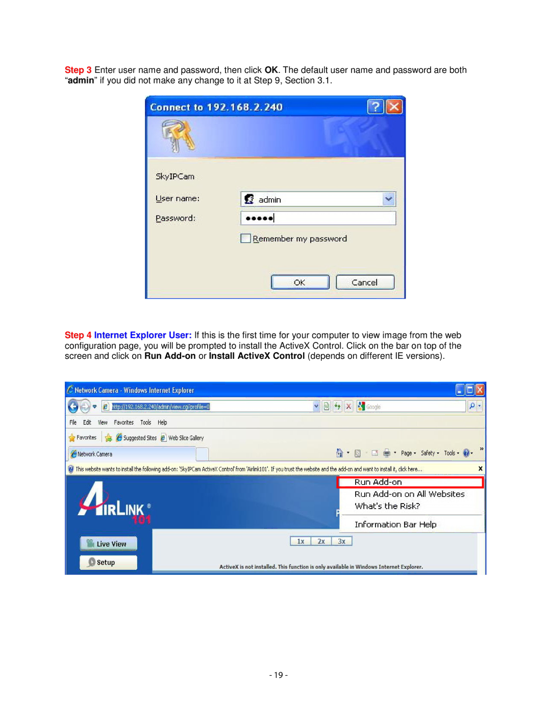 Airlink101 AICN1777W user manual 