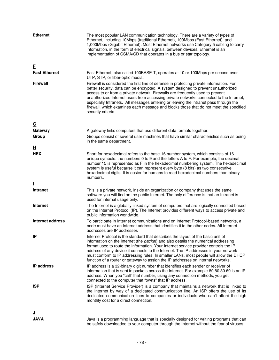 Airlink101 AICN1777W user manual Hex 