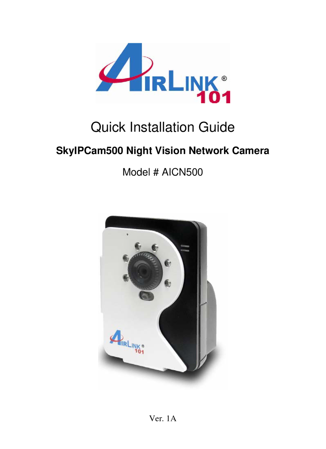 Airlink101 AICN500 manual Quick Installation Guide 