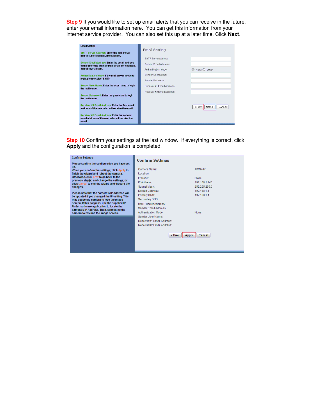 Airlink101 AICN747 manual 