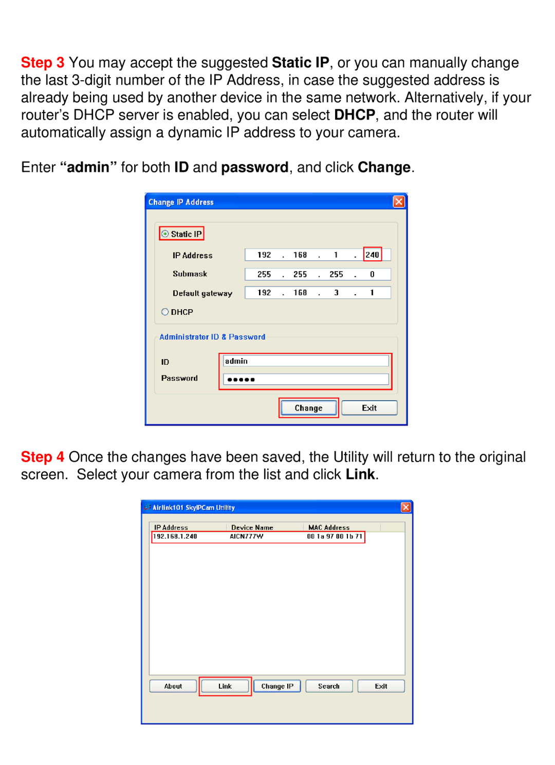 Airlink101 AICN777W manual 