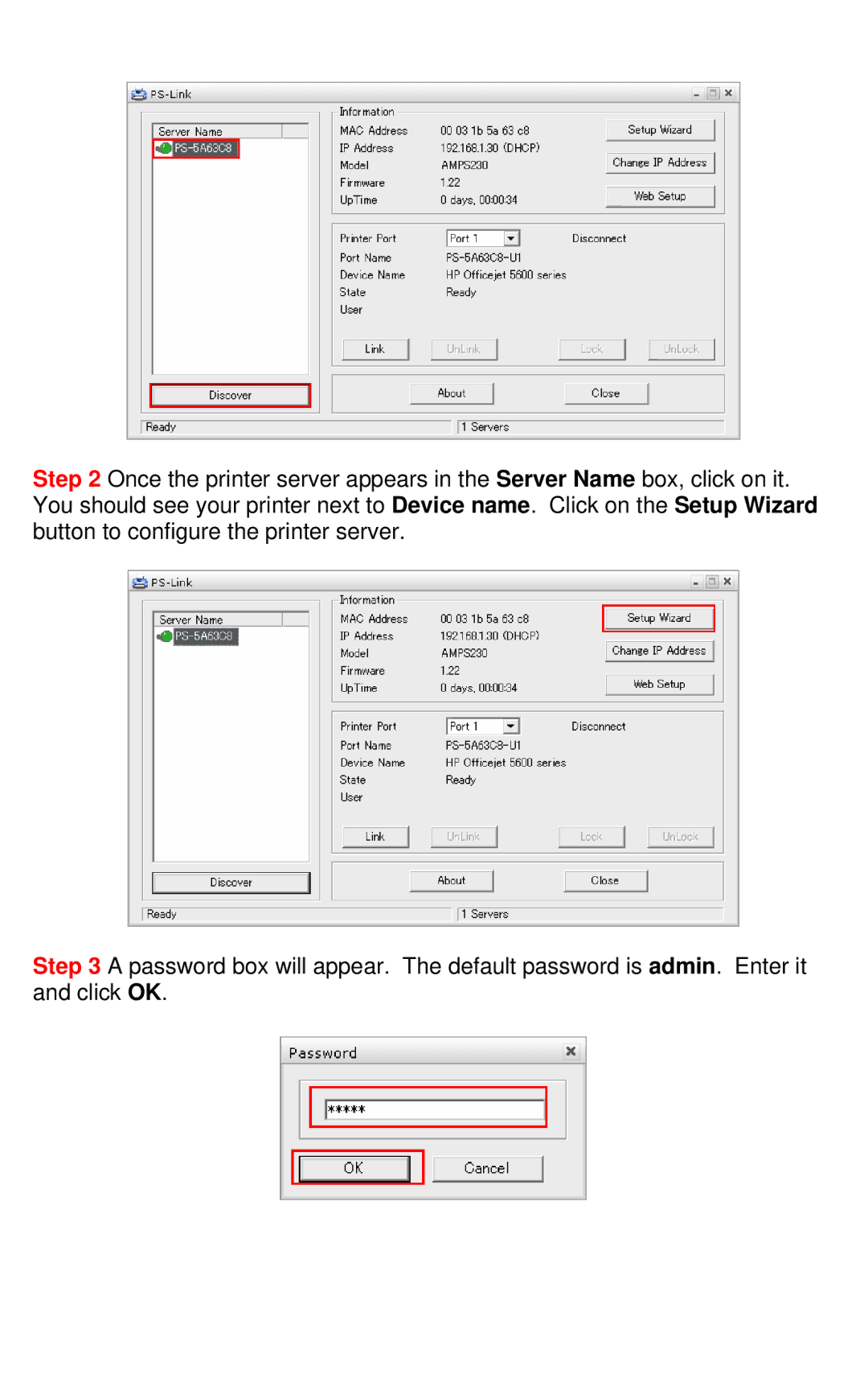 Airlink101 AMPS230 user manual 