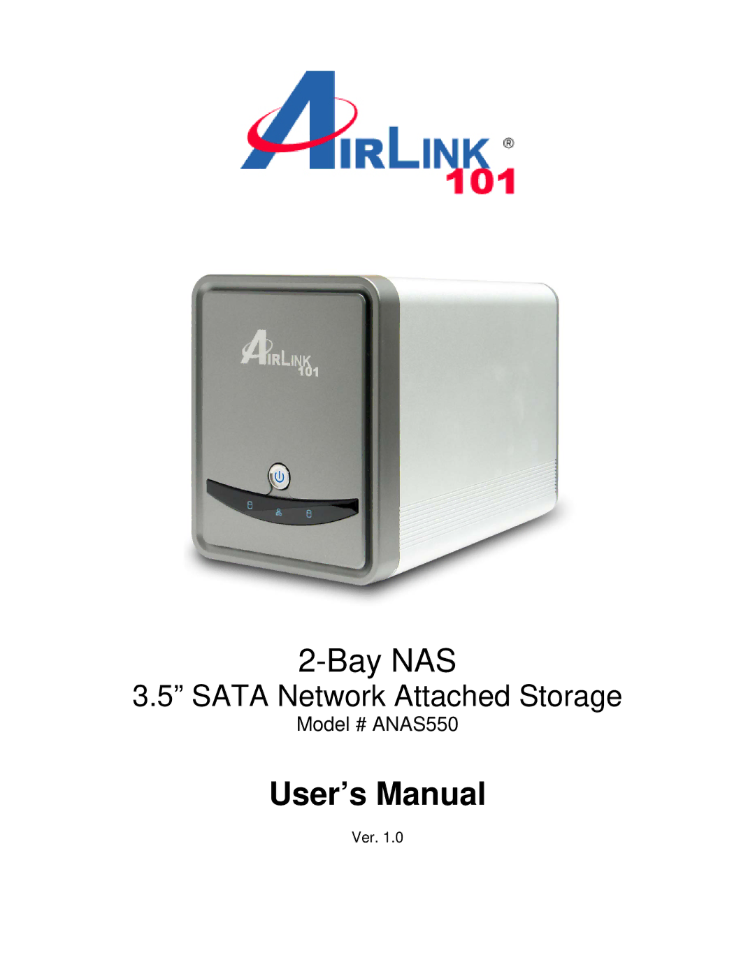 Airlink101 ANAS550 user manual User’s Manual 