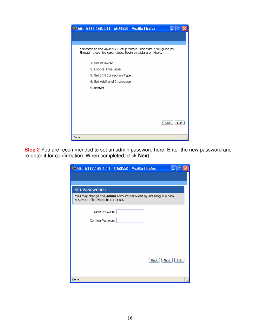 Airlink101 ANAS550 user manual 