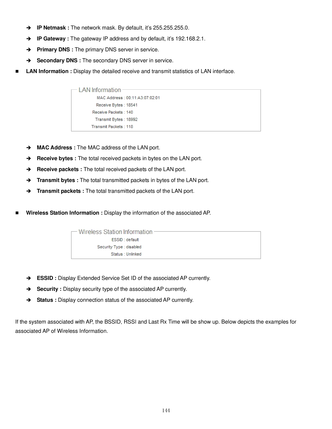 Airlink101 APO1000, APO1010 manual 144 