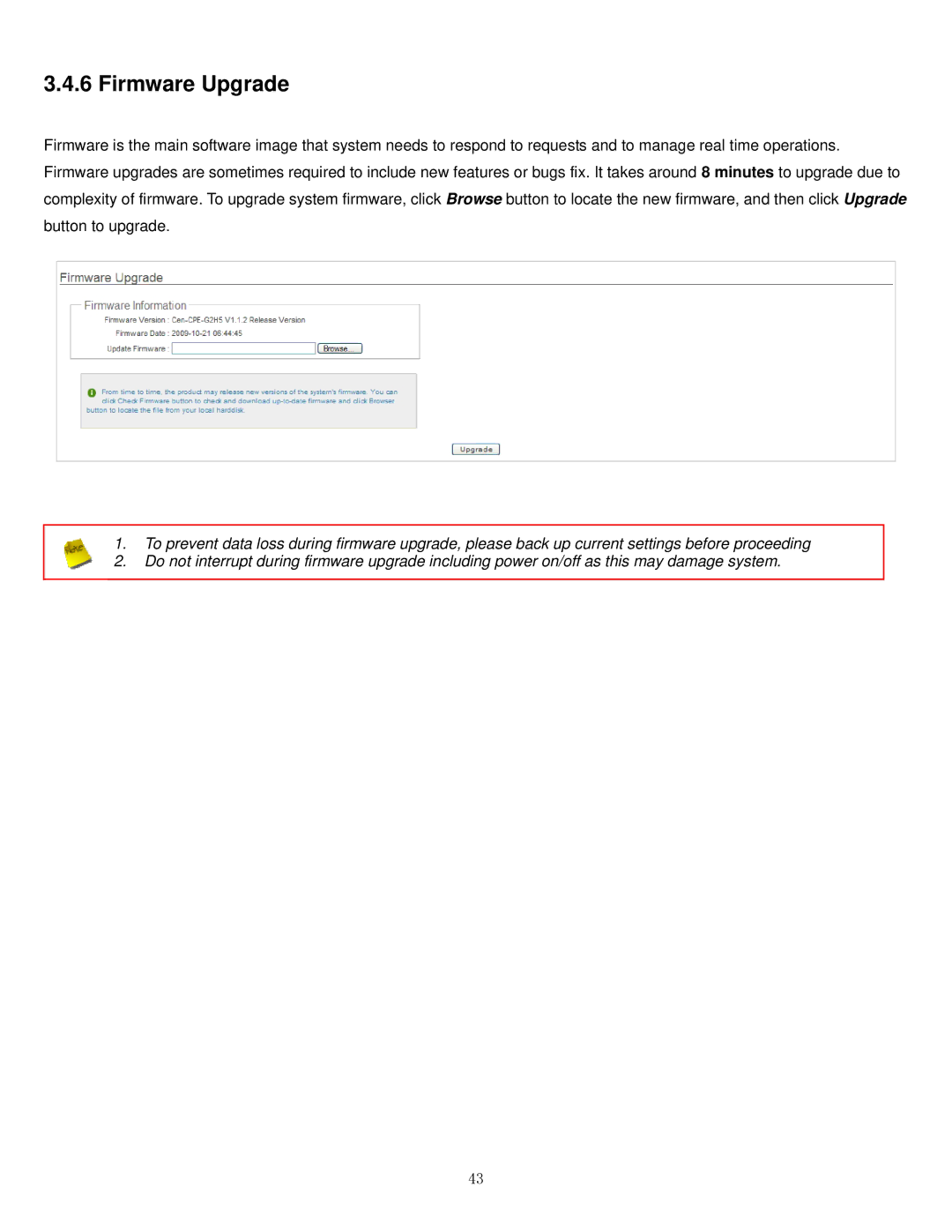 Airlink101 APO1010, APO1000 manual Firmware Upgrade 