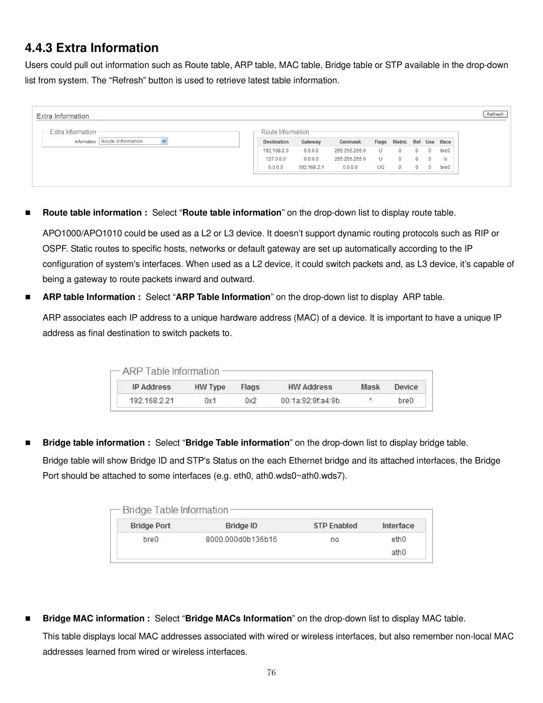 Airlink101 APO1000, APO1010 manual Extra Information 