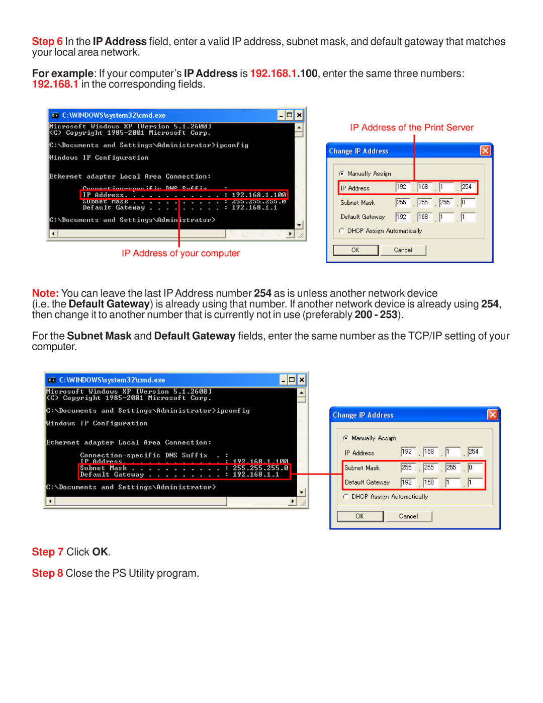 Airlink101 APSUSB201 manual Click OK 