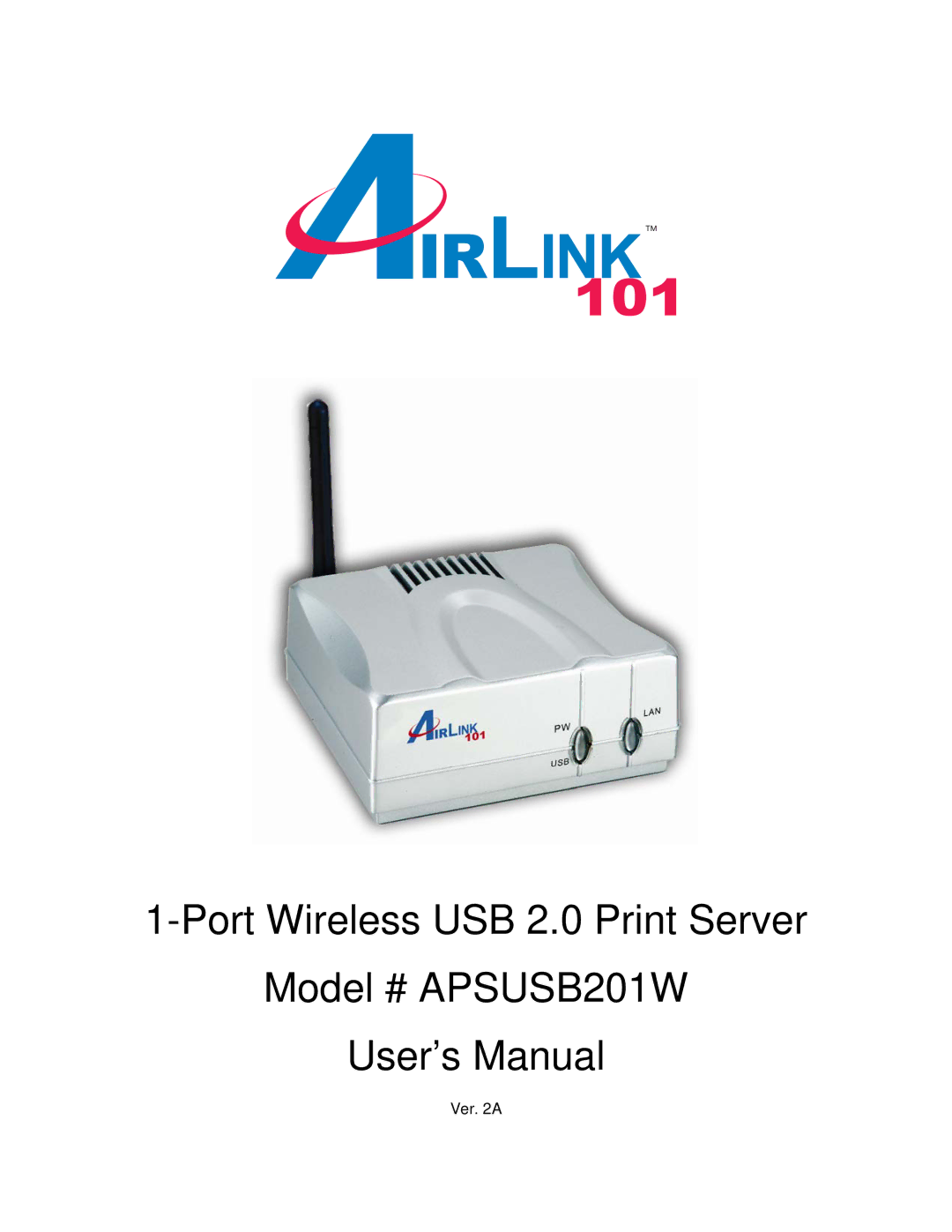 Airlink101 APSUSB201W manual Ver a 